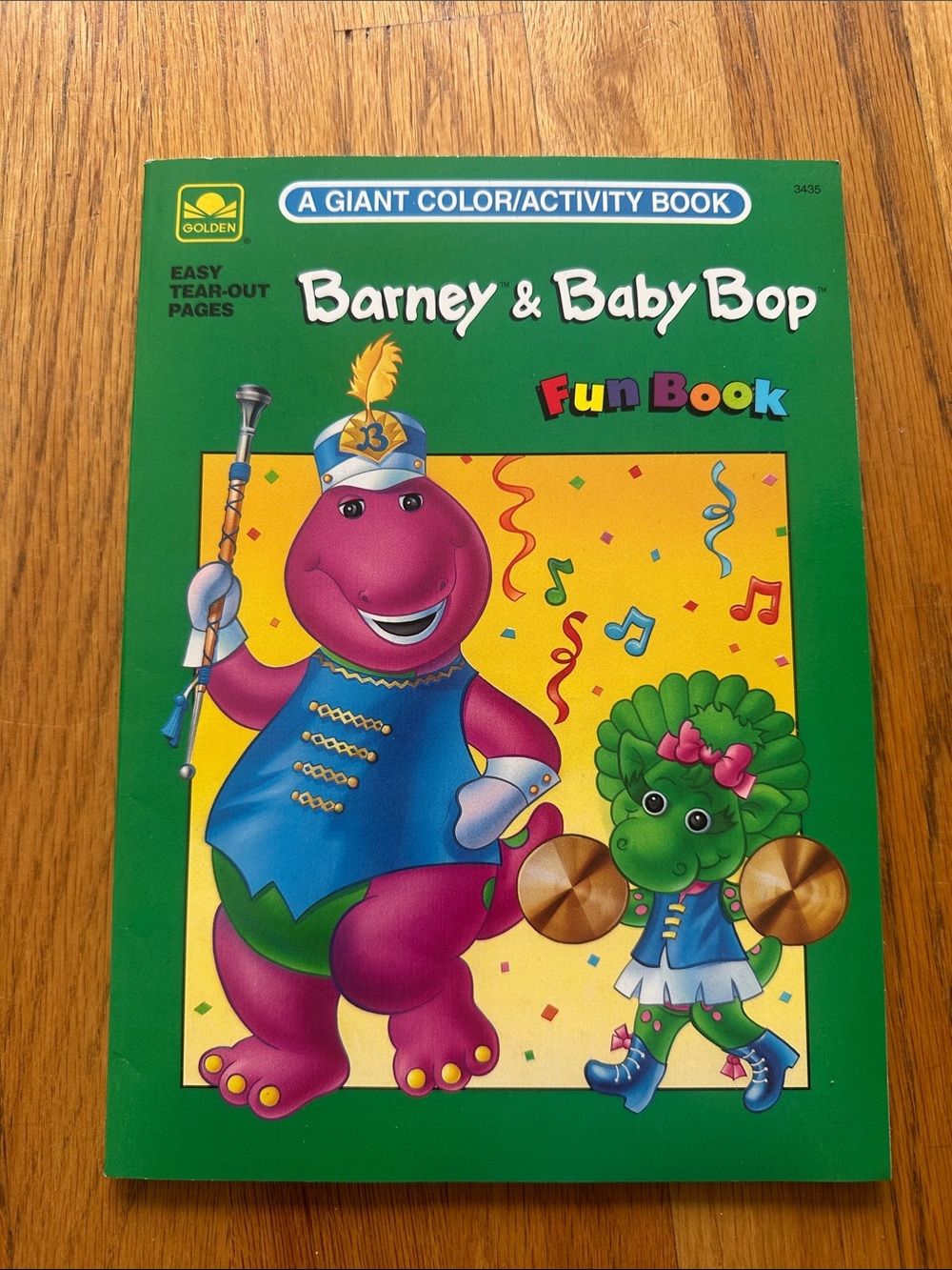 Vintage Barney & Baby Bop Coloring & Activity Books - Blue, Green, Purple - Picture 7 of 9